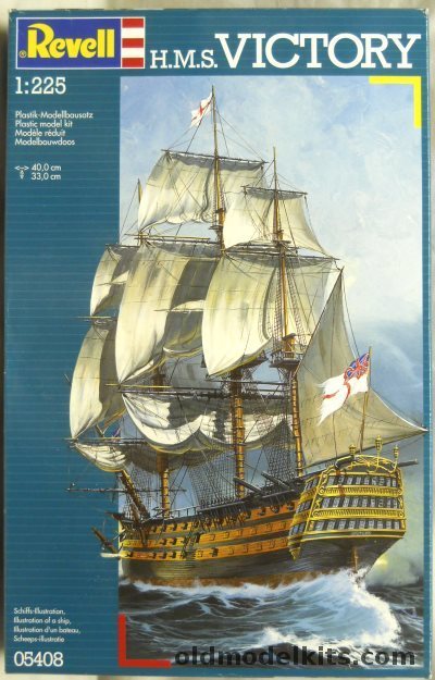 Revell 1/225 HMS Victory Lord Nelson, 05408 plastic model kit